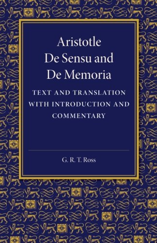 De sensu and De memoria von Cambridge University Press